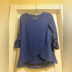 Elegant Blue Women's Top
